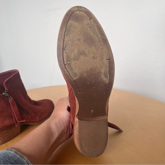 Sam Edelman Packer Ankle Boots Rust Color Women’s Size 7 - Picture 12 of 14